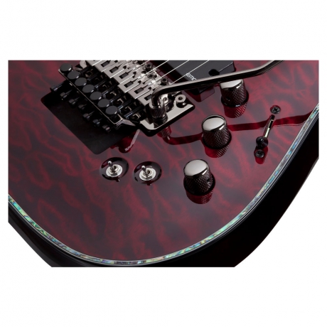 Schecter Hellraiser C-7 FR S 7 Telli Elektro Gitar (Black Cherry ...