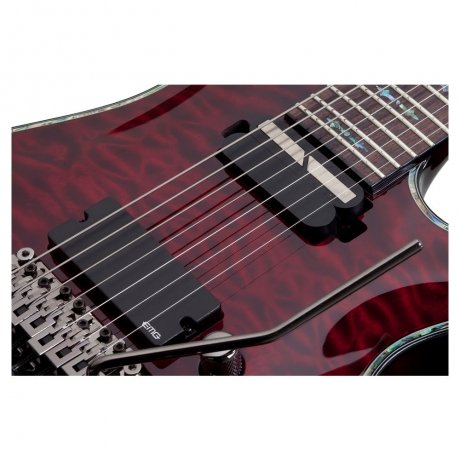 Schecter Hellraiser C-7 FR S 7 Telli Elektro Gitar (Black Cherry ...