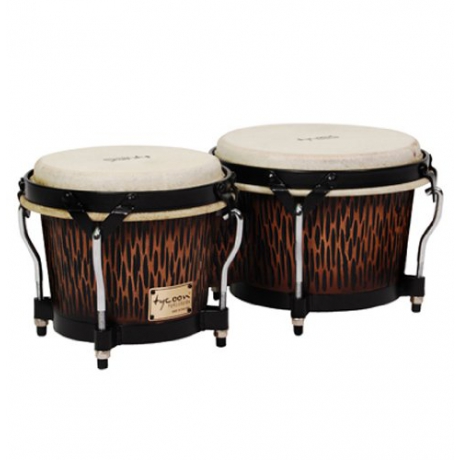 Tycoon 7'' & 8½'' Supremo Select Series Bongos - Chiseled Orange Finish ...