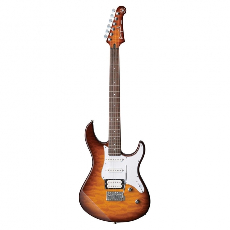 Yamaha Pacifica 212VQM Elektro Gitar (Brown Sunburst  